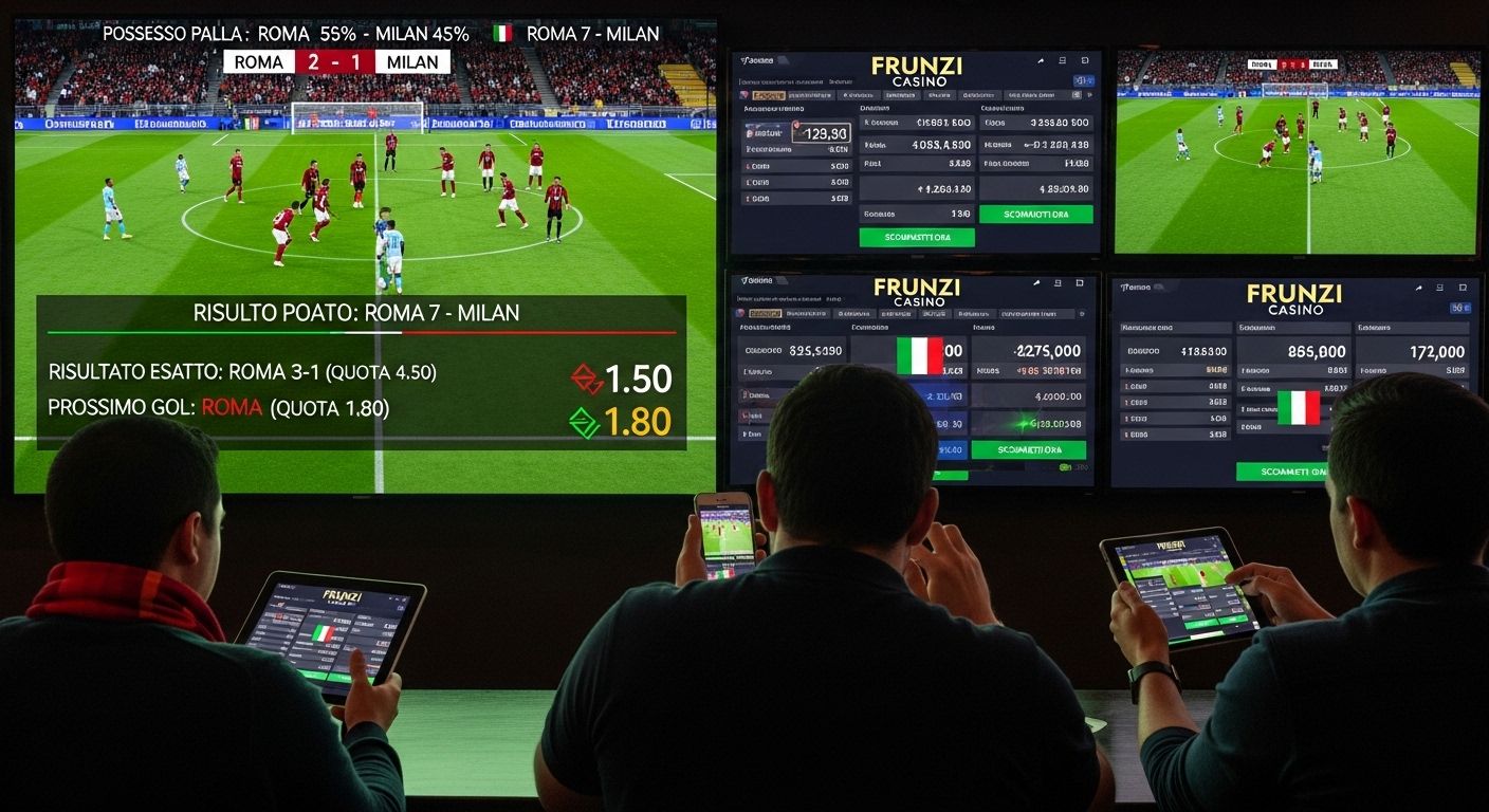 Funzionalità delle scommesse live in-play betting