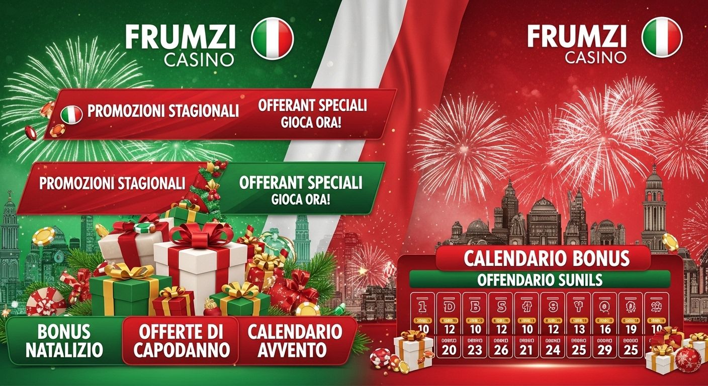 Promozioni e offerte stagionali sign up bonus