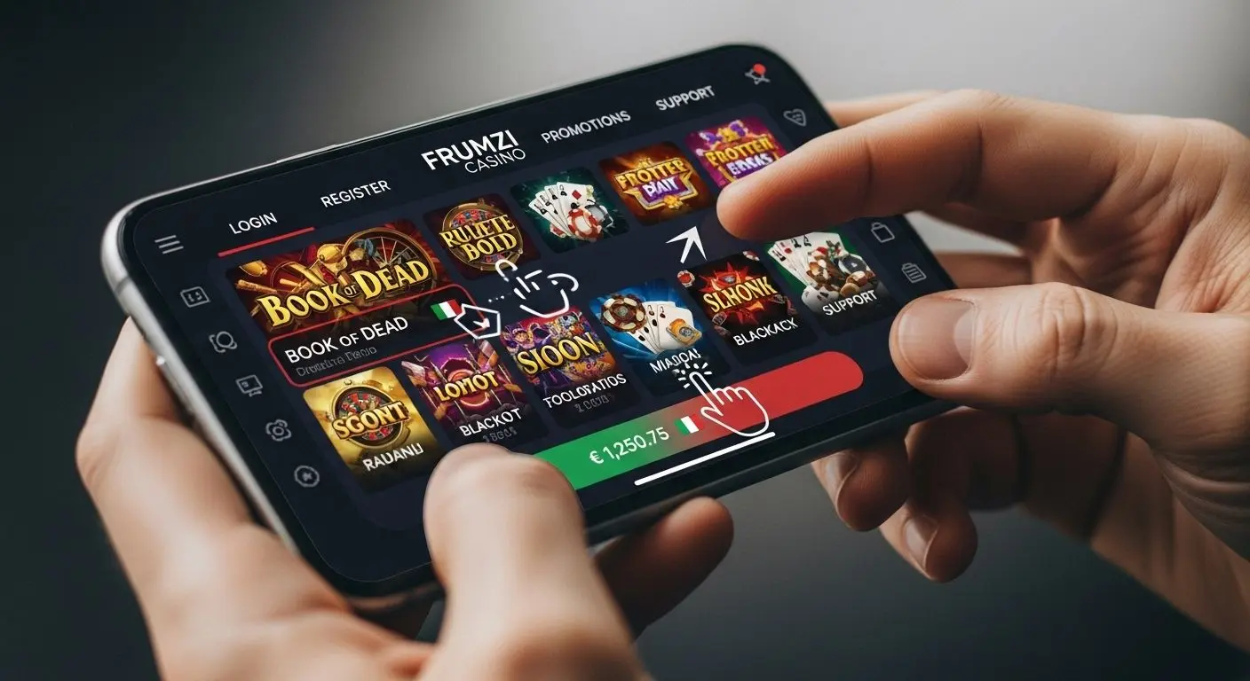Esperienza utente responsive casino site