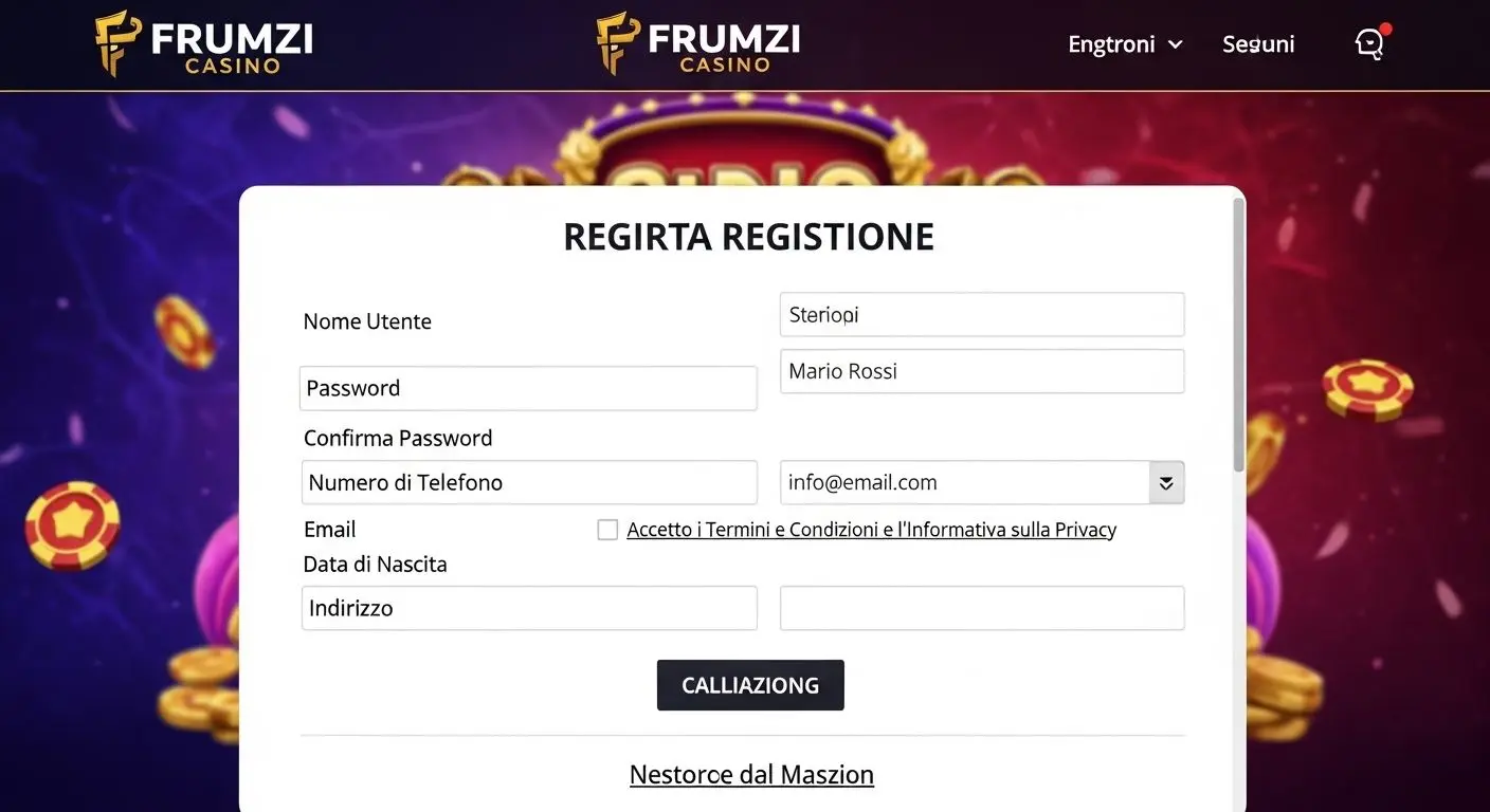 Come registrarsi official website login